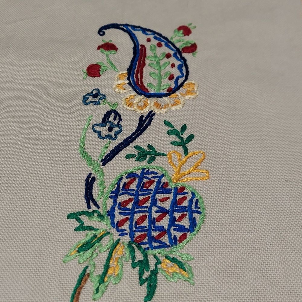 Beautiful Embroidery runner, Hand made(InvS112) - Picture 5 of 7